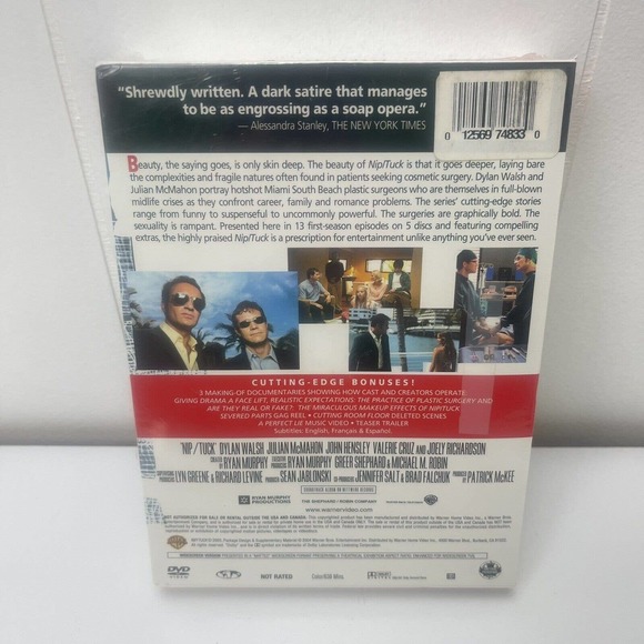 Nip / Tuck The Complete First Season 1 DVD 5 Disc Box Set NEW Sealed - Picture 4 of 9